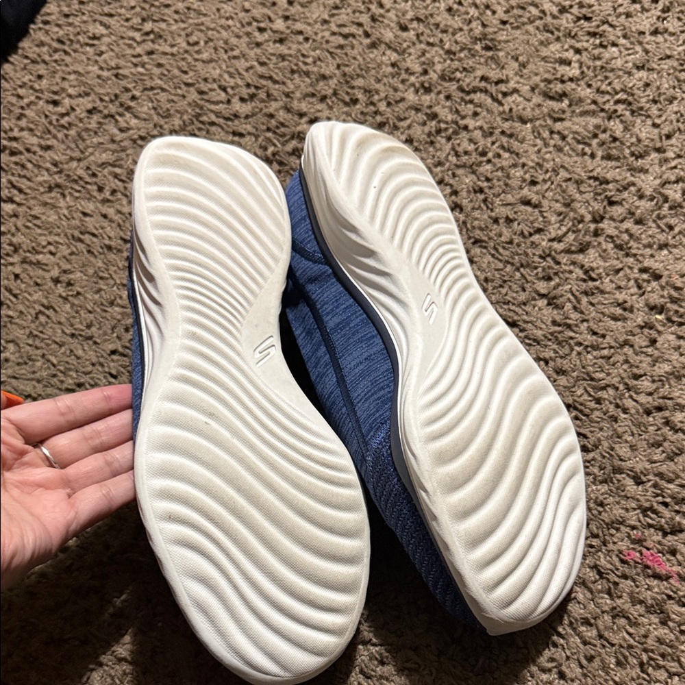 Skechers Navy Casual Slip-Ons - Picture 5 of 6